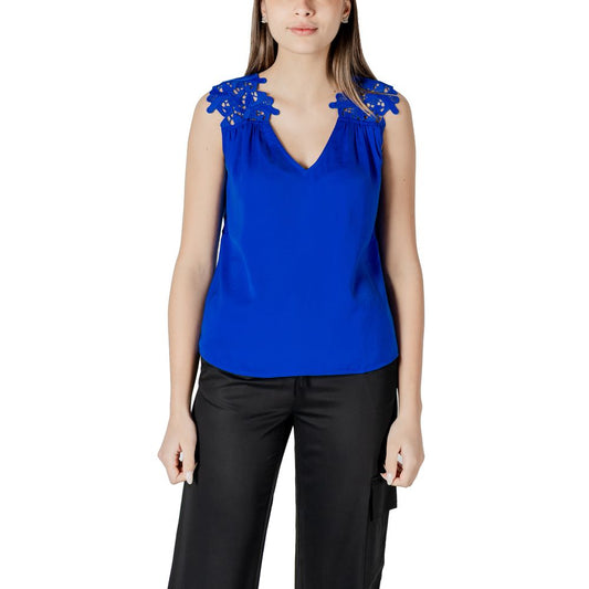 Morgan De Toi Women's Polyester Tank Top - Blue
