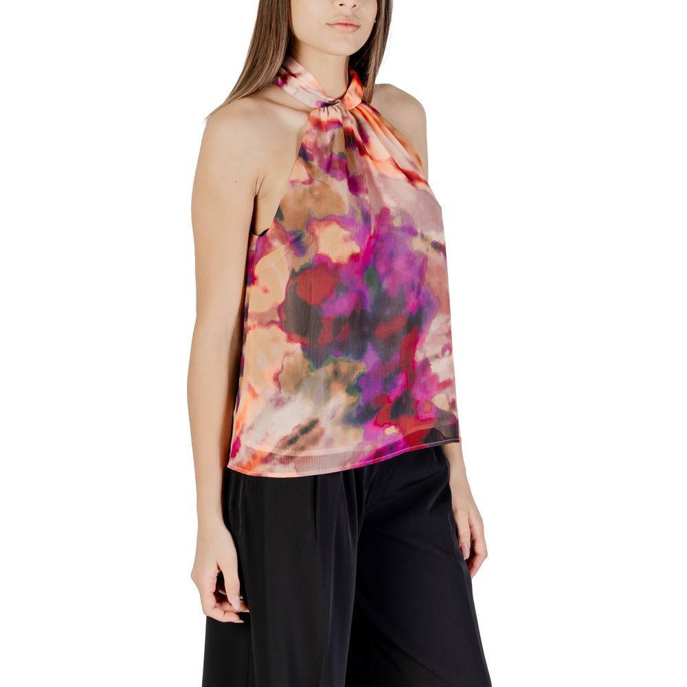 Shirt by Morgan De Toi for women in polyester pink showcases a sleek silhouette, elegantly detailed with a sleek and for a sleek finish.