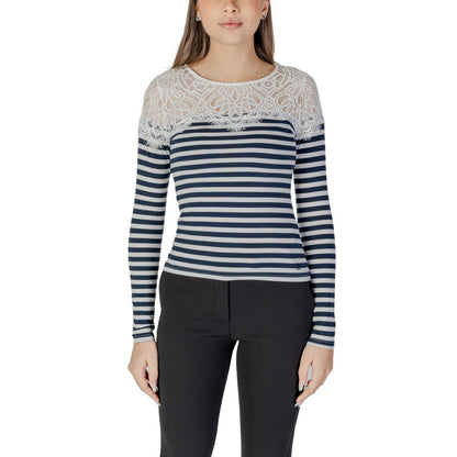 Morgan De Toi White Recycled Polyester Long Sleeve