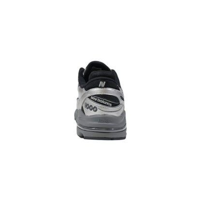 New Balance Silver Synthetic Sneaker