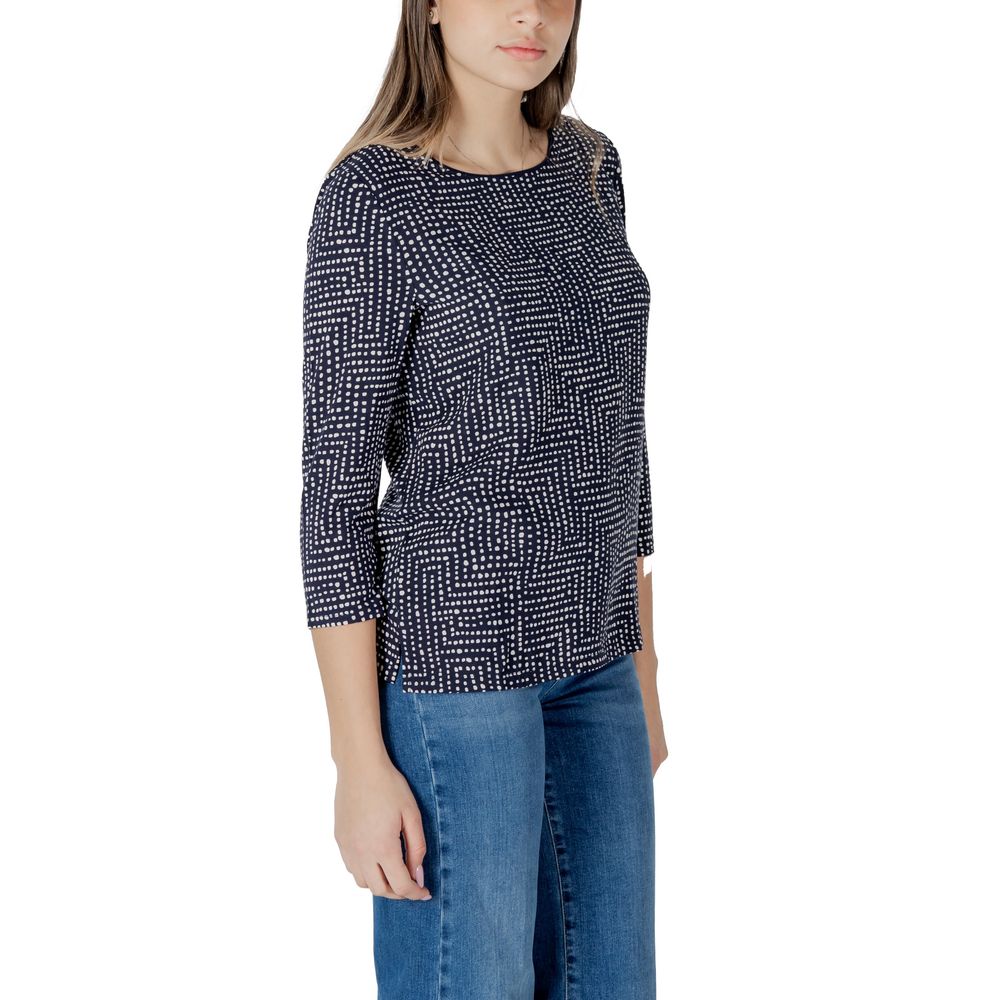 Street One Blue Viscose Long Sleeve