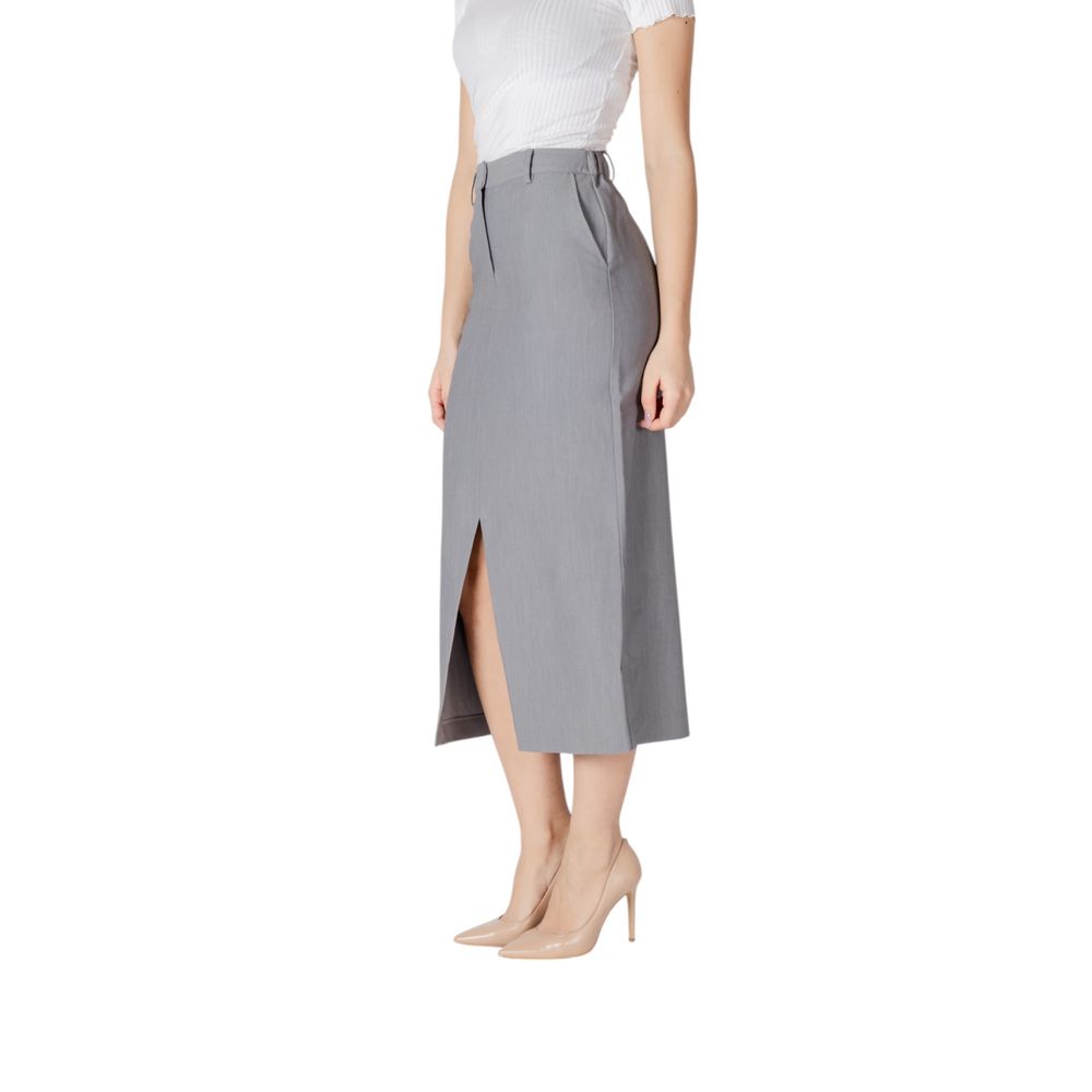 ICHI Gray Polyester Long