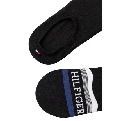 Tommy Hilfiger Black Cotton Sock