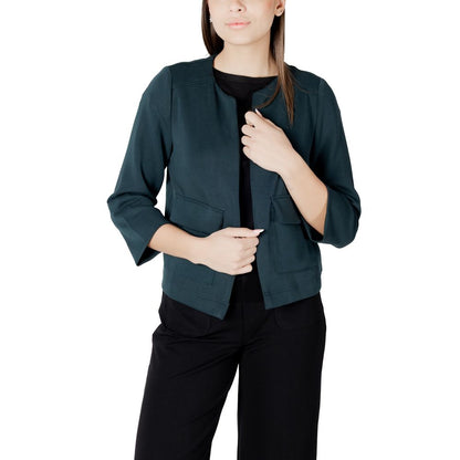 Street One Green Modal Jackets & Coat