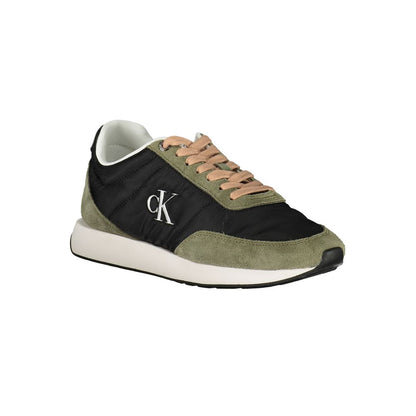 Calvin Klein Black Leather Women Sneaker