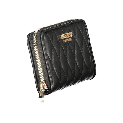 Guess Jeans Black Polyethylene Women Wallet