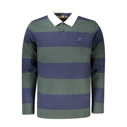 Timberland Green Cotton Men Polo Shirt