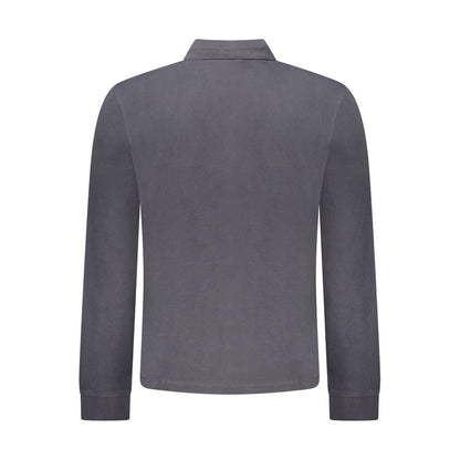 Napapijri Black Cotton Men Polo Shirt