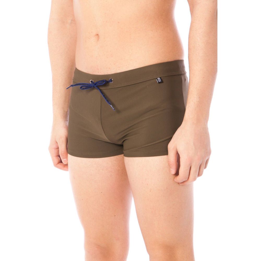 Datch Green Elastane Swimwear