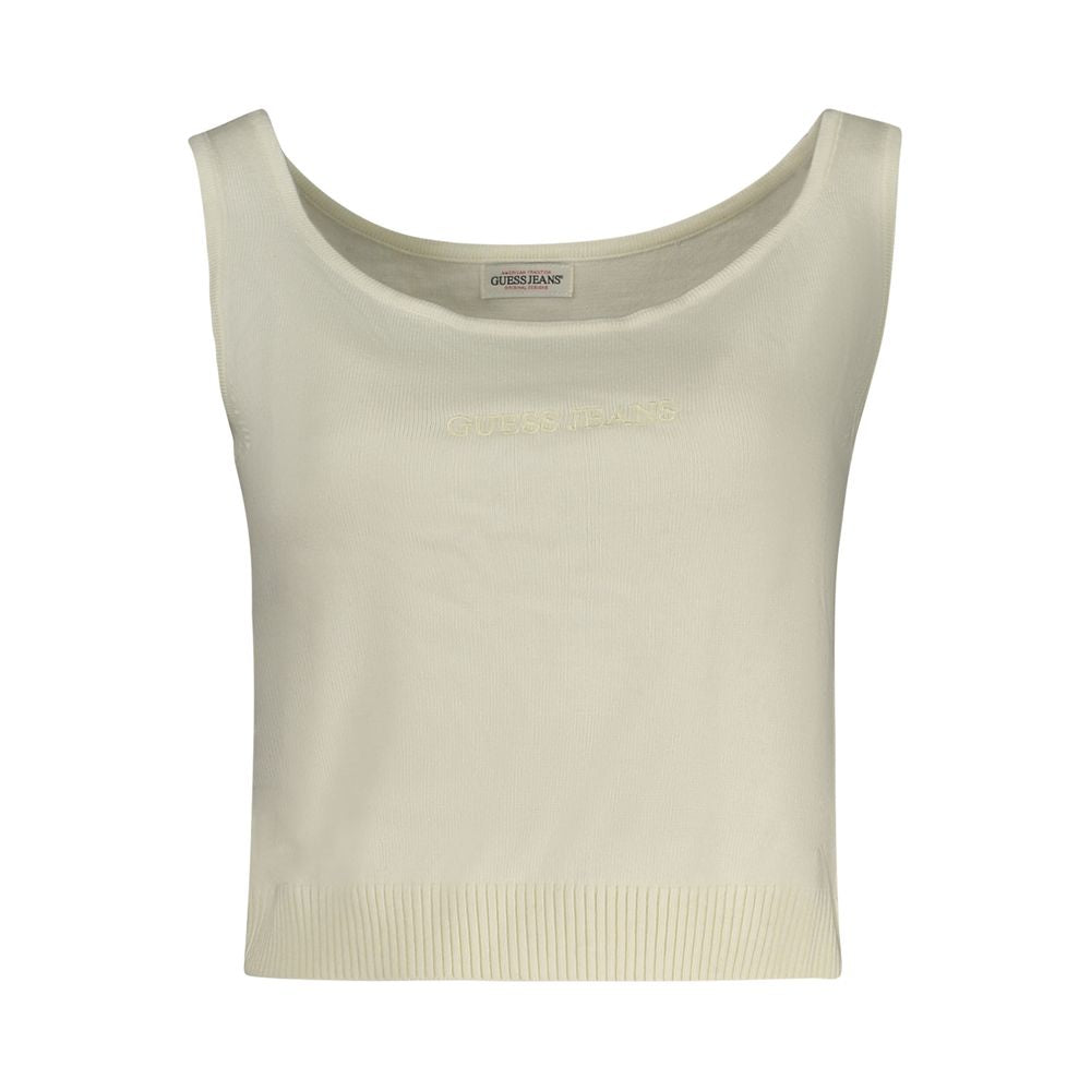 Guess Jeans White Polyester Shirt