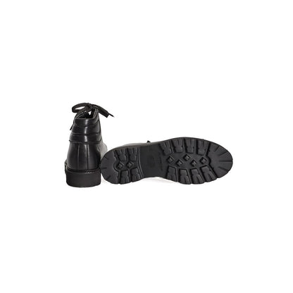 Roberto Pepe Luxury Black Calfskin Boot