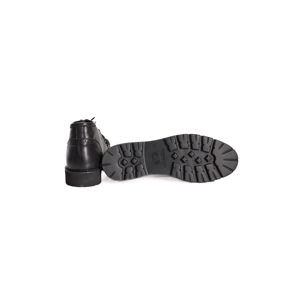 Roberto Pepe Luxury Black Calfskin Boot