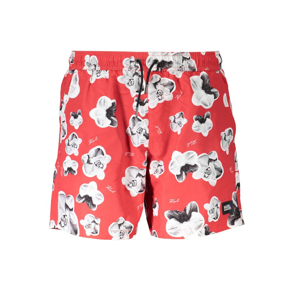 Karl Lagerfeld Red Polyester Swimwear