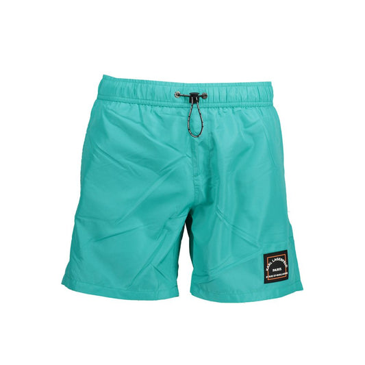 Karl Lagerfeld Green Polyester Swimwear