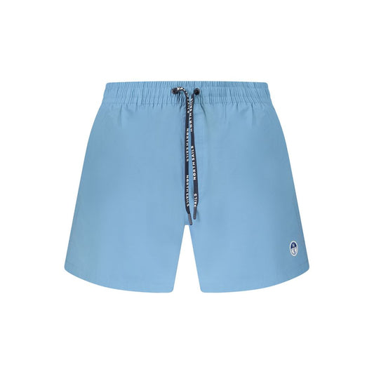 Swim Briefs by North Sails for men in nylon cotton azzurro & signature features an magnificent silhouette, showcasing the refined aesthetic of Men's Nylon Cotton Swim Briefs with a magnificent cut designed for the modern shoreline.