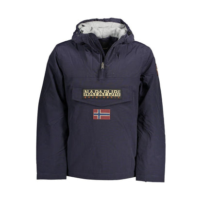 Napapijri Blue Polyamide Jackets & Coat