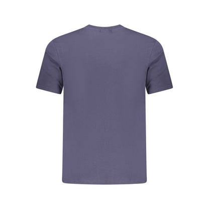 Napapijri Blue Cotton Men T-Shirt