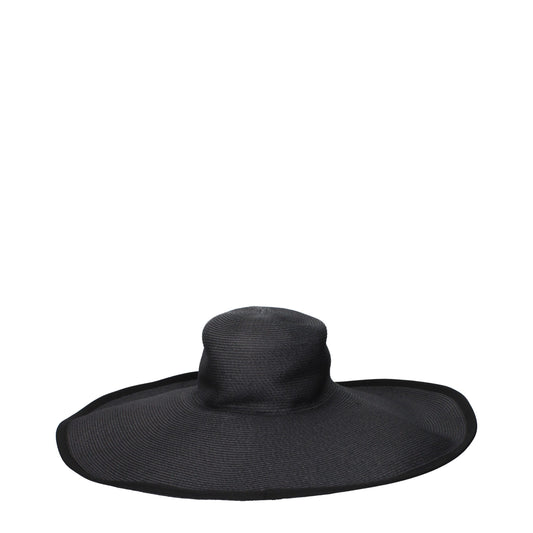 Max Mara Black Paper Sunhats