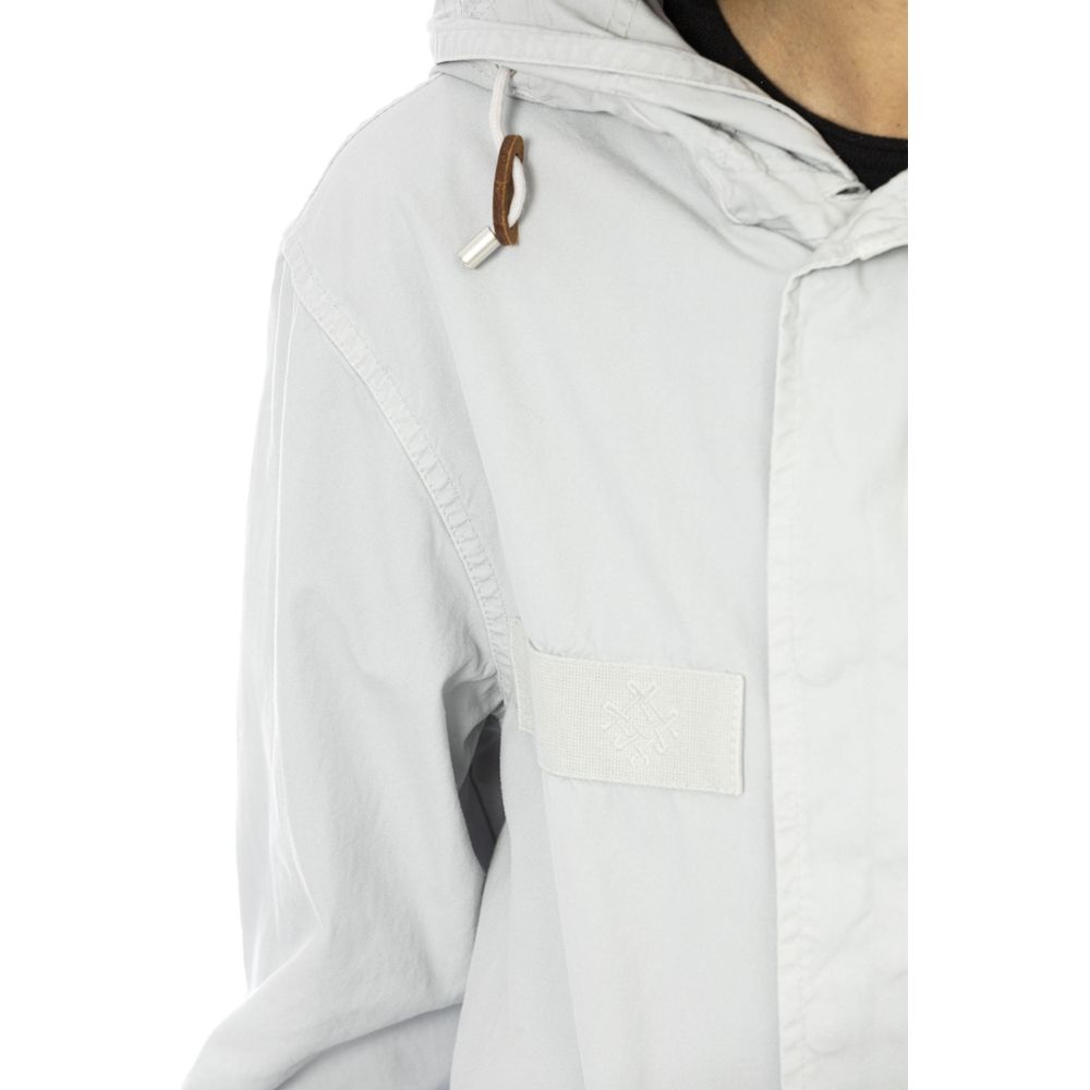 Mr&Mrs Italy Silver Cotton Jackets & Coat