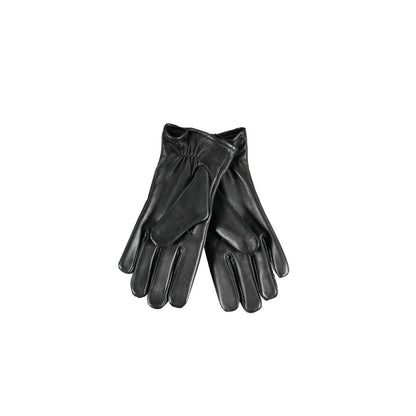 Guess Jeans Black Leather Glove