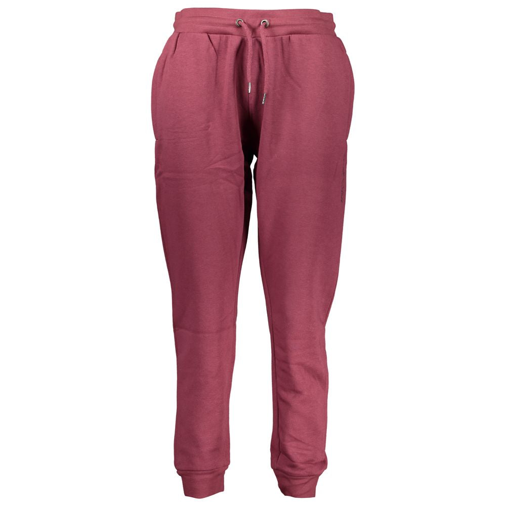 Joggers by Cavalli Class for women in cotton purple features an sartorial and long with a cut for a sartorial finish.