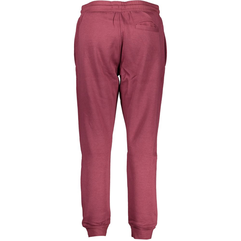 Joggers by Cavalli Class for women in cotton purple presents a tailored silhouette, showcasing a tailored and long cut with a refined for a truly tailored aesthetic.