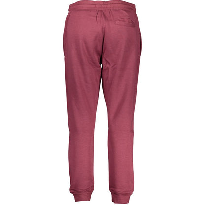 Joggers by Cavalli Class for women in cotton purple presents a tailored silhouette, showcasing a tailored and long cut with a refined for a truly tailored aesthetic.