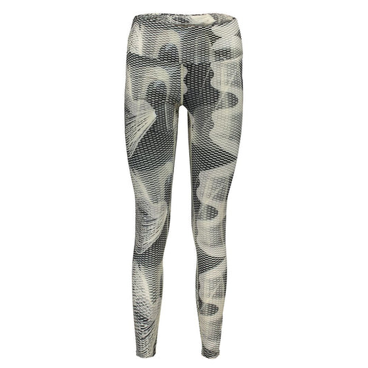 Activewear Leggings by Fila for women in polyester black, patterned & print features an streamlined leggings and with a long cut, beautifully enhanced by performance-driven adjustable-waistband.