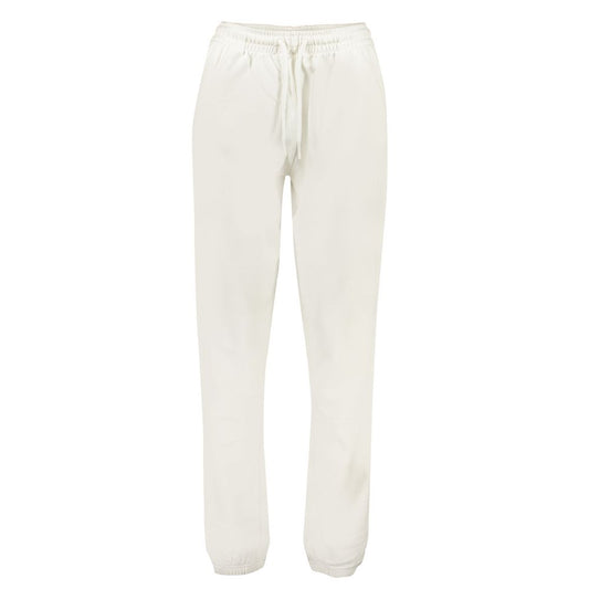 Joggers by North Sails for women in organic cotton white & print presents a tailored silhouette, showcasing a tailored and long cut with a refined for a truly tailored aesthetic.
