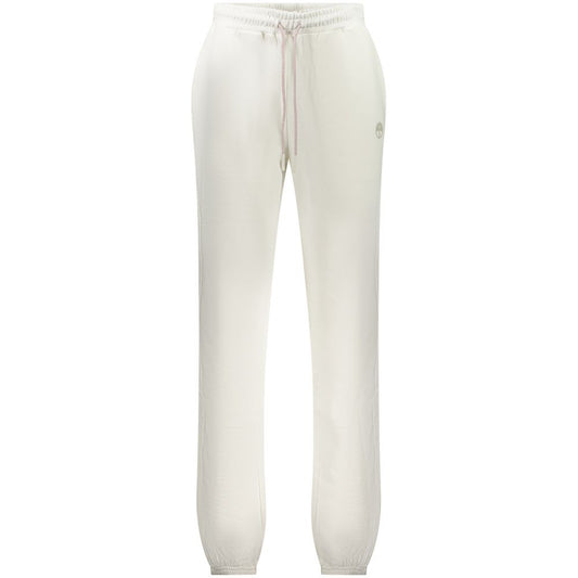 Trousers by North Sails for women in cotton white & print presents a smart silhouette, meticulously detailed with a smart athletic, a smart long, and a smart .