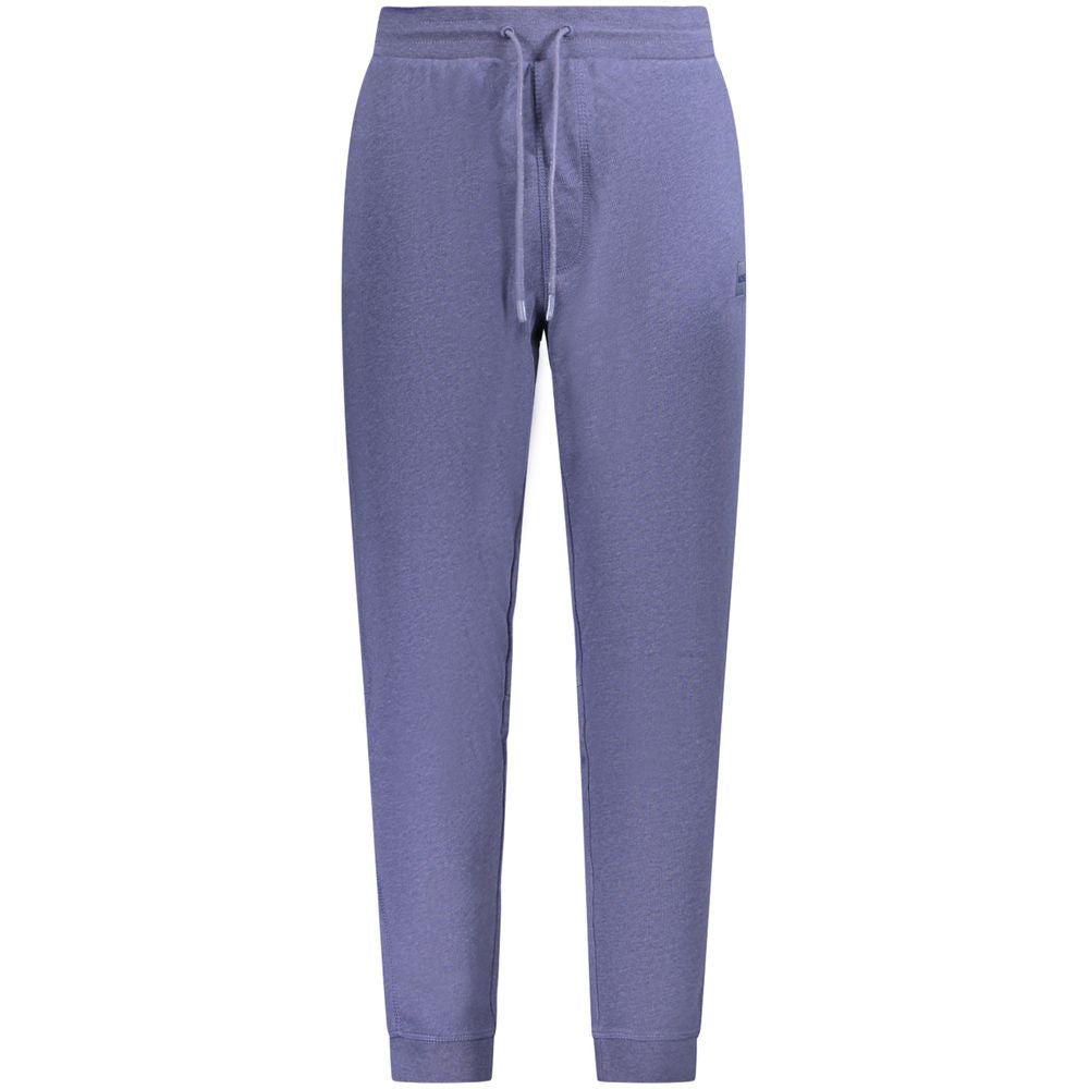 Joggers by Hugo Boss for men in cotton blue features an sophisticated and with a precise long, creating a sophisticated and sophisticated silhouette.