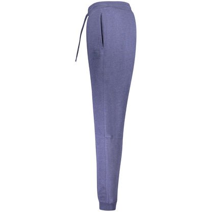 Joggers by Hugo Boss for men in cotton blue features a refined silhouette with a refined , defined by a and a refined long for a refined finish.