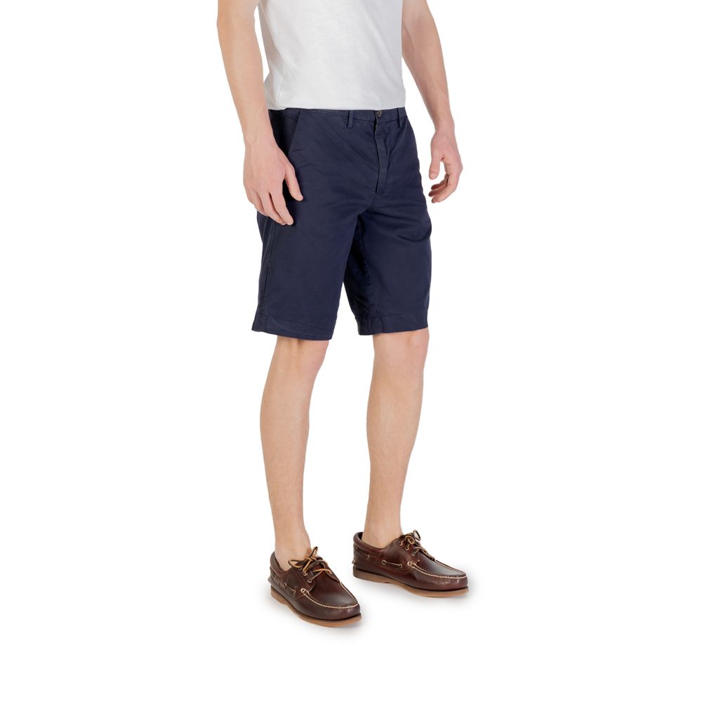 Borghese Blue Cotton Bermuda