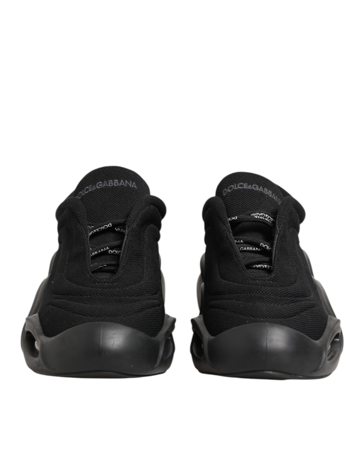 Dolce & Gabbana Men's Low Top Chunky Polyamide Viscose Polyester & Polyurethane Sneakers - Black