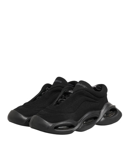 Dolce & Gabbana Men's Low Top Chunky Polyamide Viscose Polyester & Polyurethane Sneakers - Black