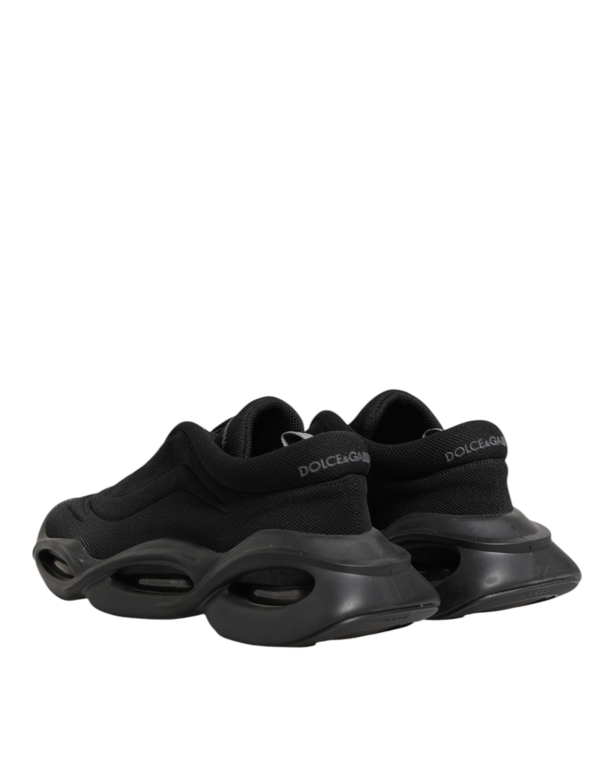 Dolce & Gabbana Men's Low Top Chunky Polyamide Viscose Polyester & Polyurethane Sneakers - Black