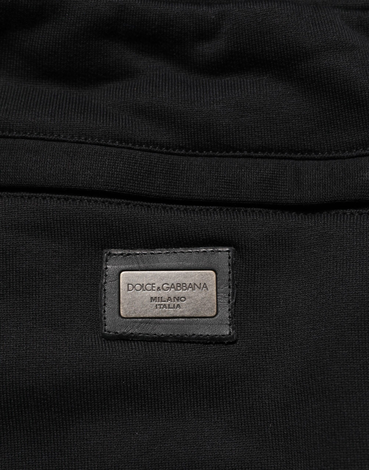 Dolce & Gabbana Men's Tapered Leg Athletic Regular Fit Cotton Jogger Sweatpants - Black White