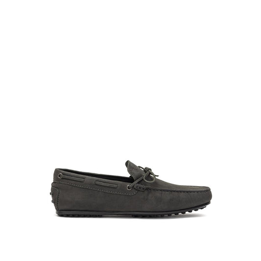 Shoes by Tod's for men in nubuck leather gray features an dynamic silhouette from the Nubuck Leather Shoes collection, defined by a dynamic and for a dynamic look.