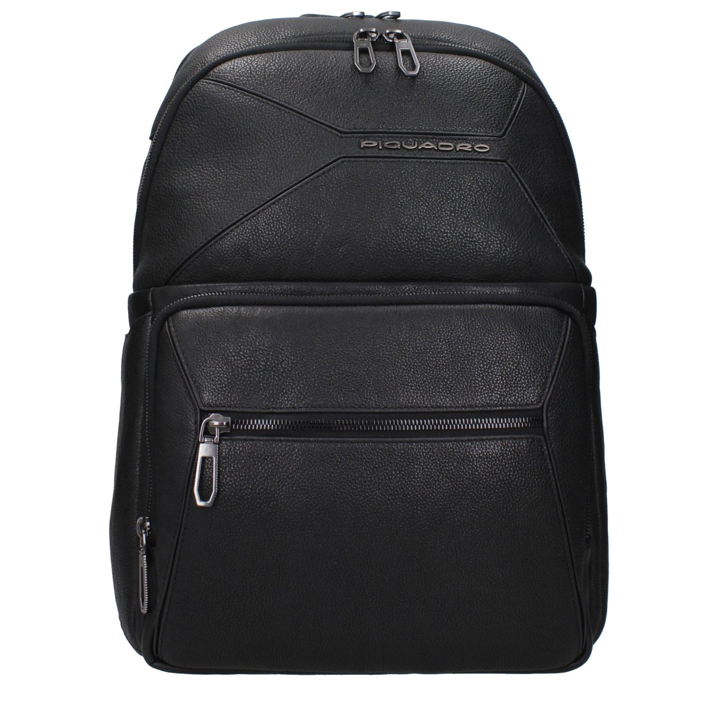 Piquadro Black Leather Backpacks