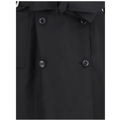 MONCLER x EDWARD ENNINFUL Black Polyester Coat