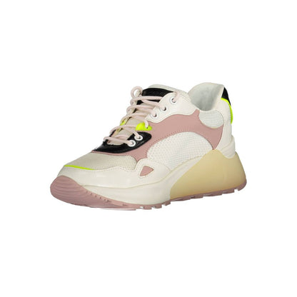 U.S. POLO ASSN. White Polyester Sneaker