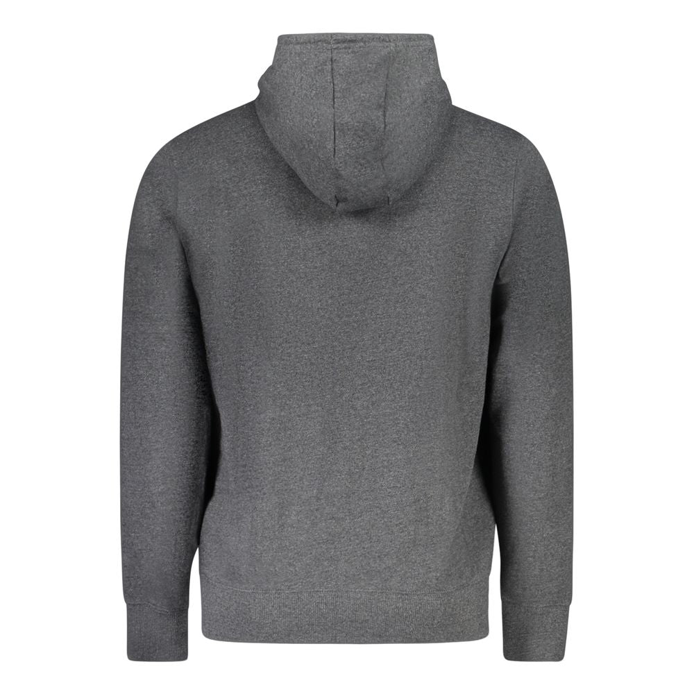 Sweatshirt Hoodie by Accademia Militare for men in cotton polyester gray features an dramatic silhouette, showcasing a sophisticated and dramatic for a refined, modern aesthetic.