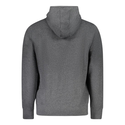 Sweatshirt Hoodie by Accademia Militare for men in cotton polyester gray features an dramatic silhouette, showcasing a sophisticated and dramatic for a refined, modern aesthetic.