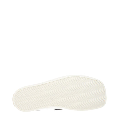 Moschino White Fabric Low Tops