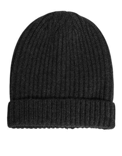 Dolce & Gabbana Cashmere Beanie Hat - Black