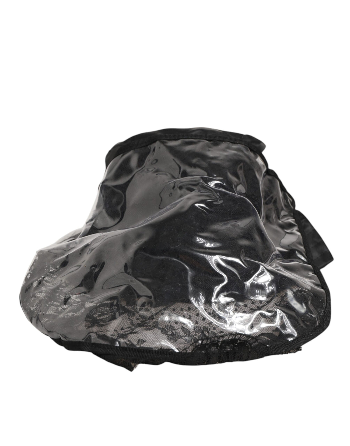 Dolce & Gabbana Cotton Polyamide & PVC Bucket Hat - Black