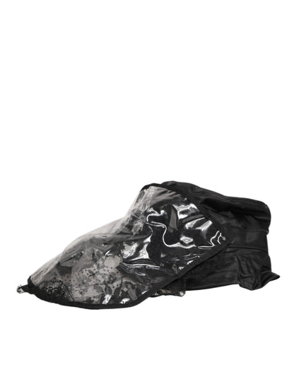 Dolce & Gabbana Cotton Polyamide & PVC Bucket Hat - Black
