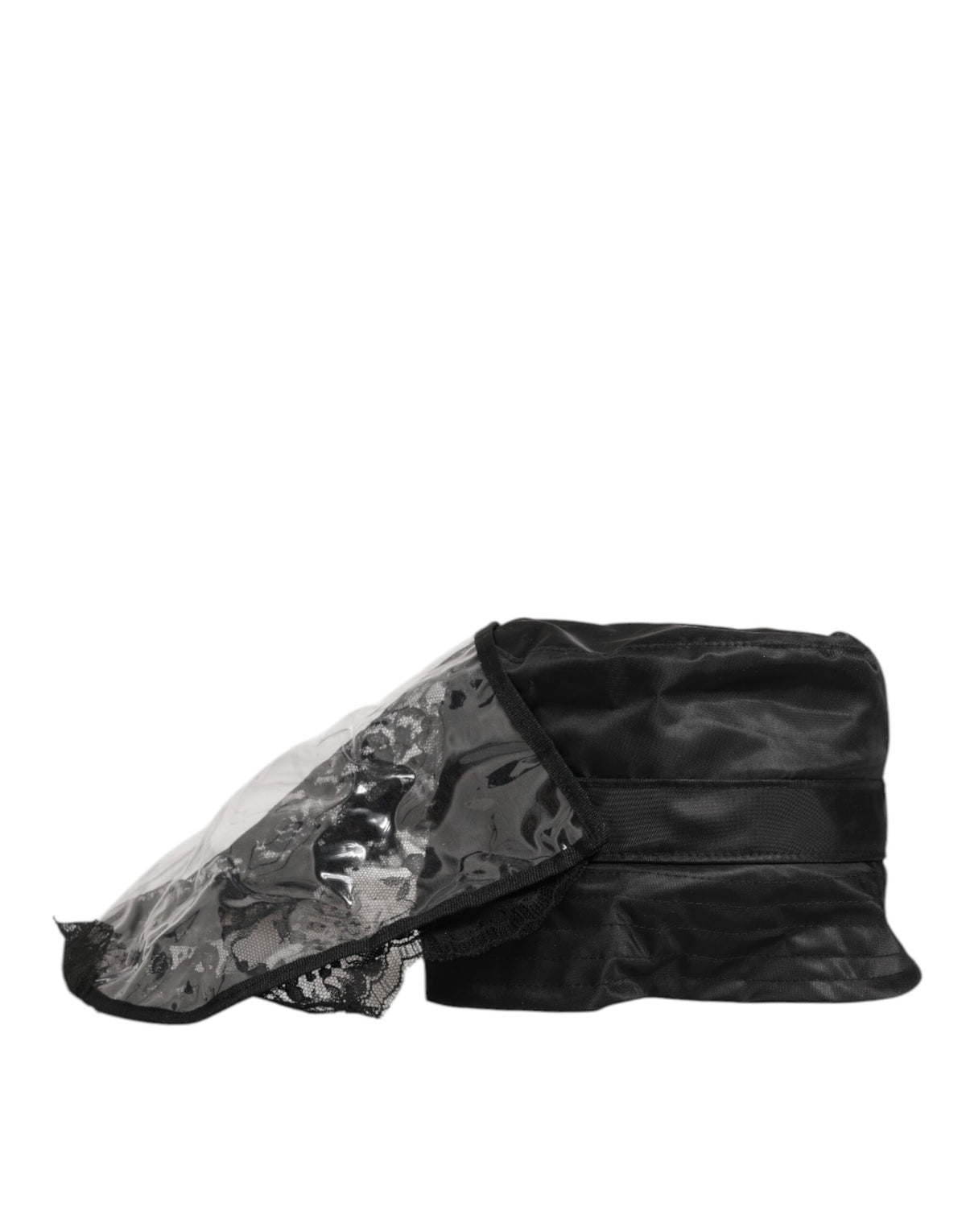 Dolce & Gabbana Cotton Polyamide & PVC Bucket Hat - Black