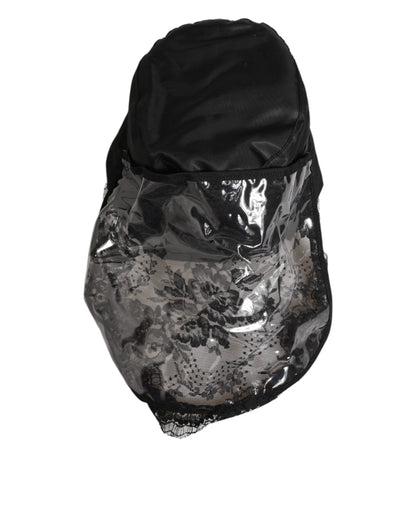 Dolce & Gabbana Cotton Polyamide & PVC Bucket Hat - Black