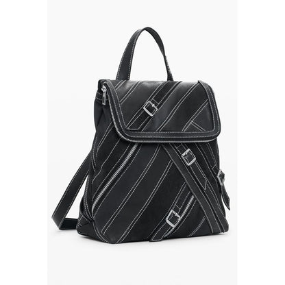 Desigual Black Polyethylene Women Backpack